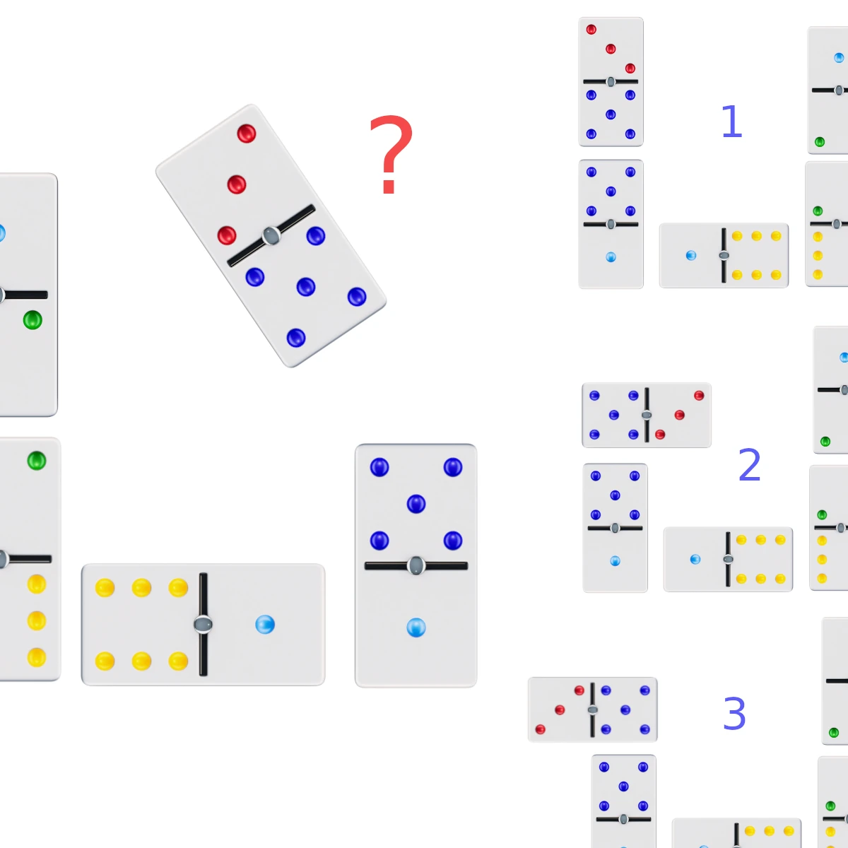 Les dominos dominos case 1